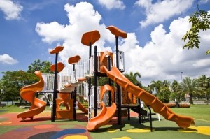 Five types of sensory playground equipment
